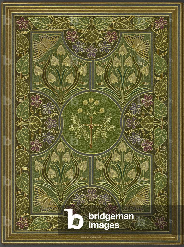 Front Doublure for a Collection of Shelley's Writings, 1910 (tooled leather)