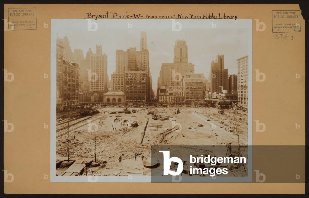 Manhattan: 6th Avenue - 40th Street, 1934 (b/w photo)