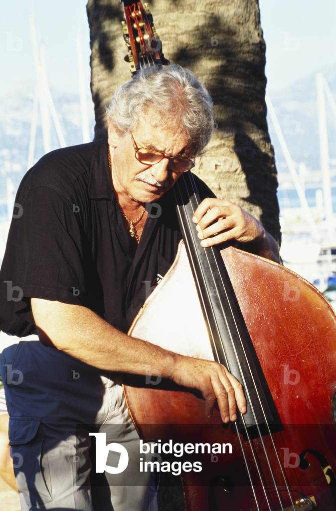 Double bass played pizzicato