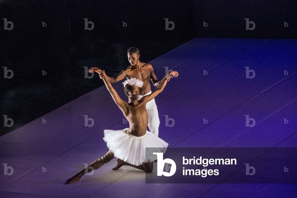 Two African male dancers