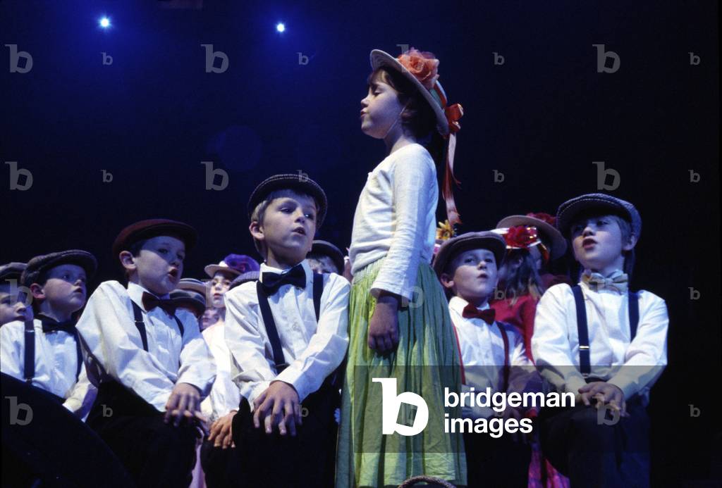 Children's choir in costume