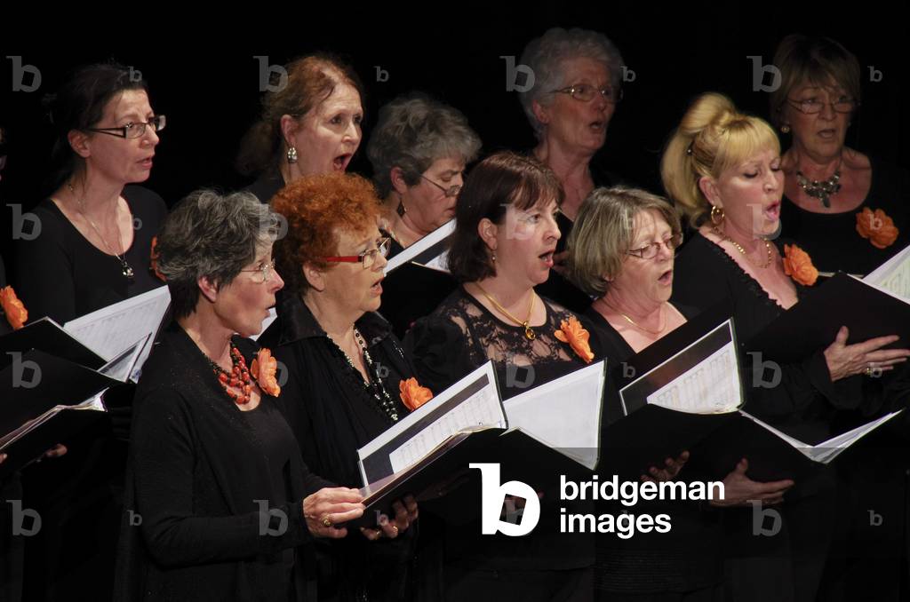 Female section of mixed adult choir