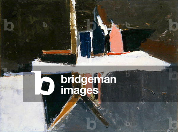 Studio Interior - Easel and Table, 1960 (oil on canvas)