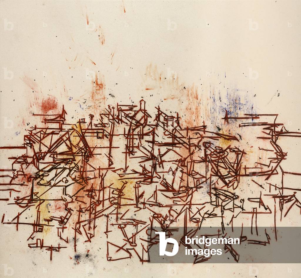Table Top, 2009 (acrylic & charcoal on canvas)