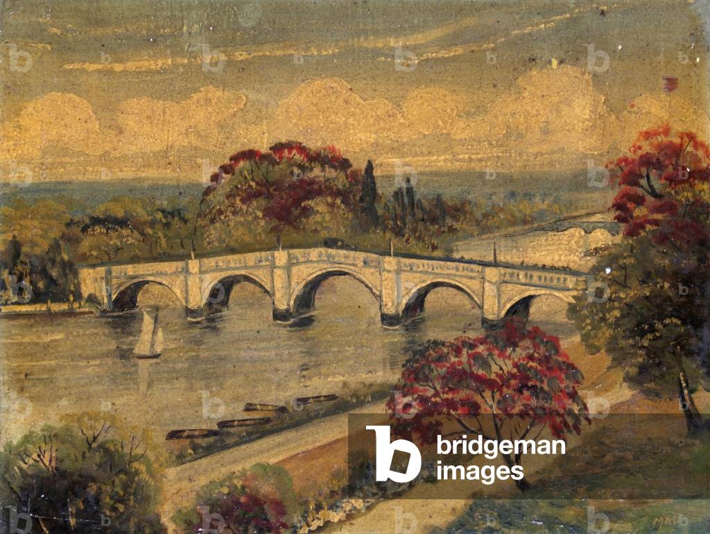 Richmond Bridge (oil on canvas)