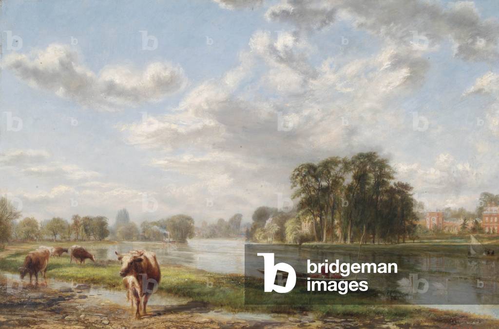 Orleans House, Twickenham, c.1825 (oil on canvas)