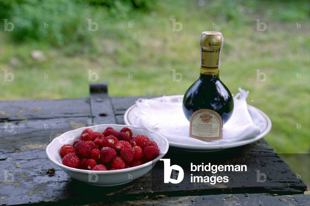 Modène, mai 2000. Vinaigre balsamique traditionnel de Modène. © Catalani/Farabola/Leemage