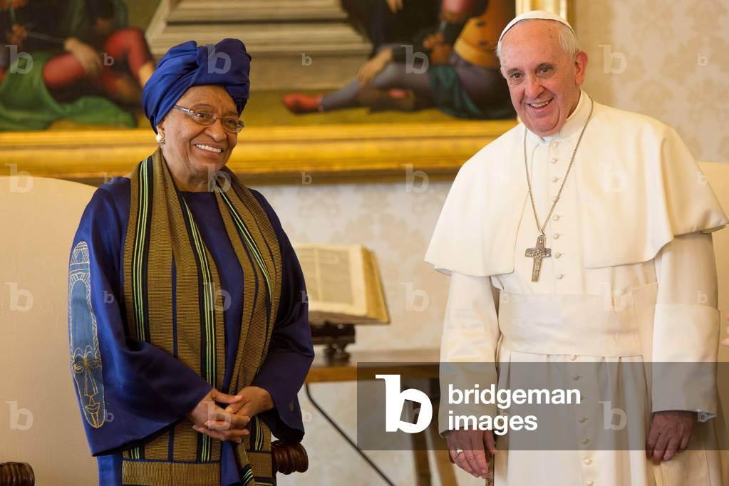 Ellen Johnson Sirleaf meets Pope Francis at the Vatican (2014)