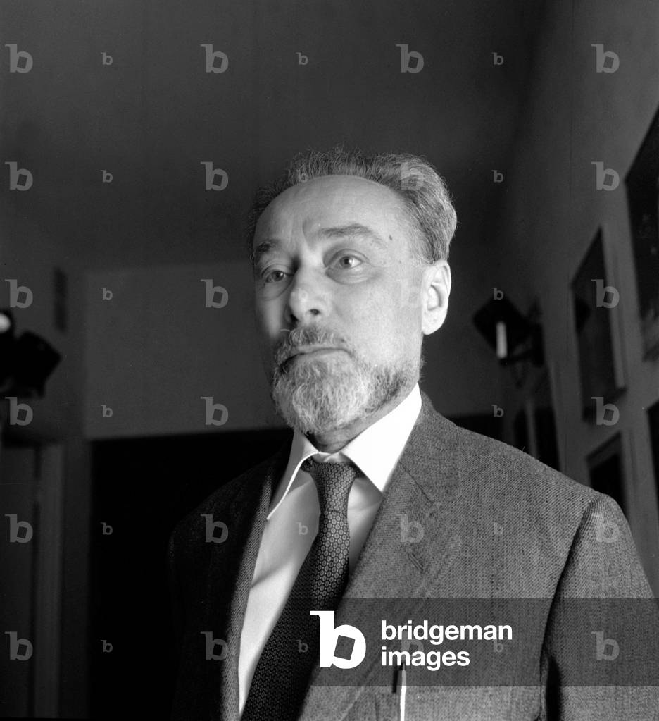Primo Levi, 1976 (b/w photo)