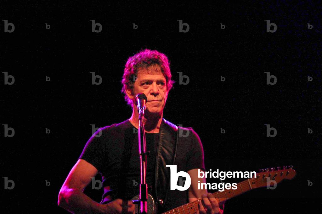 Lou Reed during a concert, Otranto, Italy, 2003 (photo)