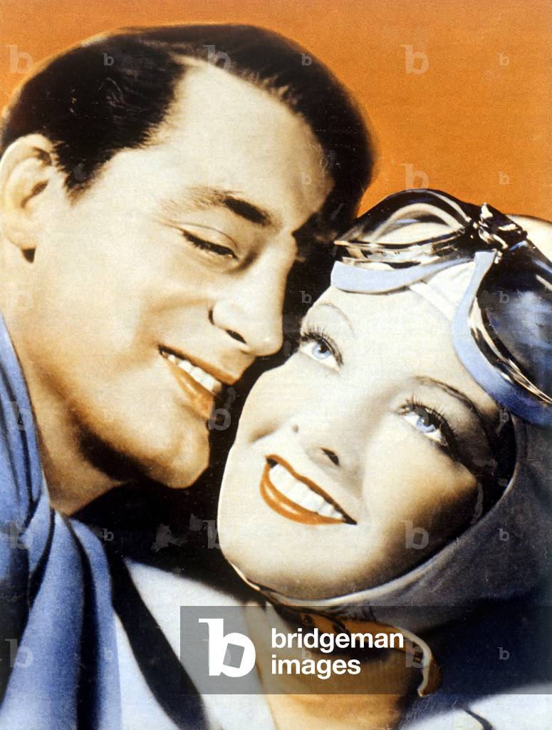 Promotional poster with Cary Grant and Myrna Loy, 1935 (photo)