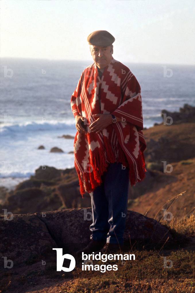 Pablo Neruda in Isla Negra, Santiago, Chile, 1972 (photo)