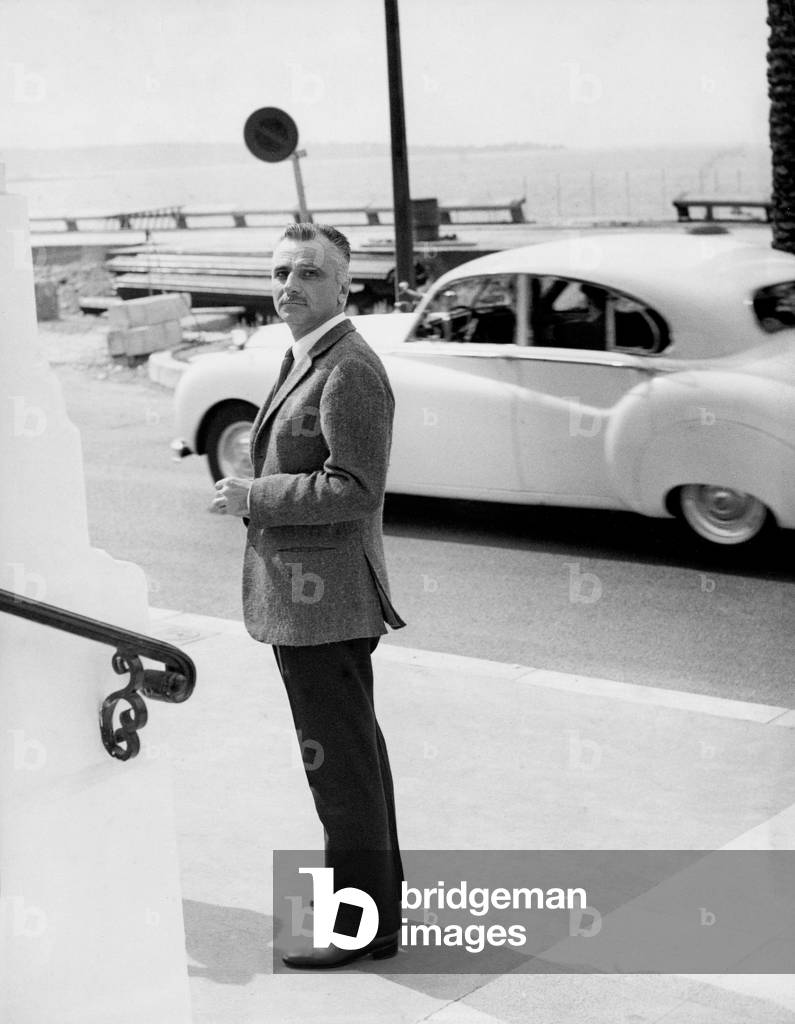 Mario Monicelli, Cannes, 1962 (b/w photo)