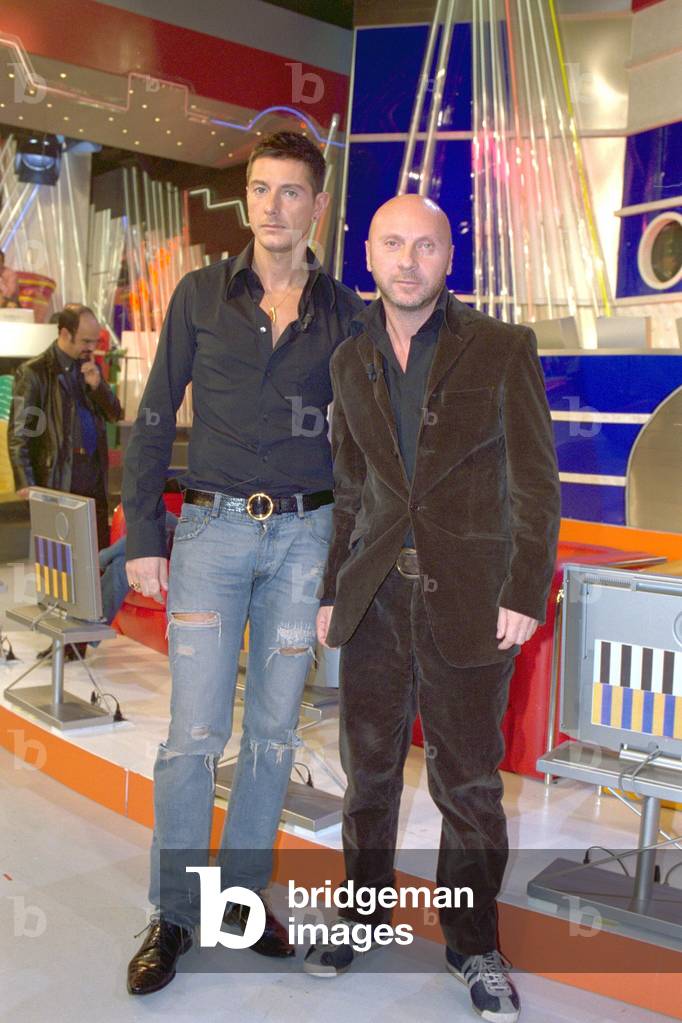Domenico Dolce and Stefano Gabbana, Milan, 2001 (photo)