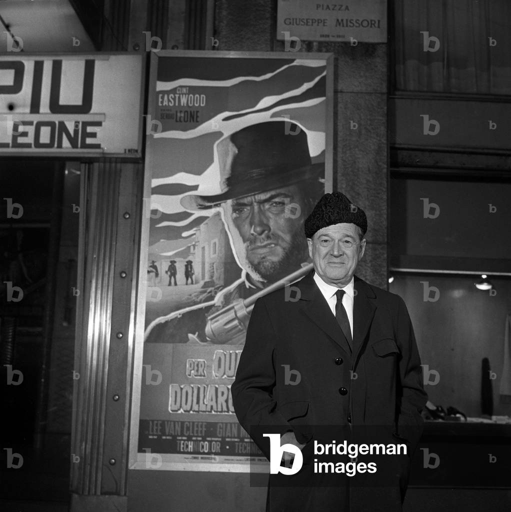 Anthony Mann, Milan, 1966 (b/w photo)