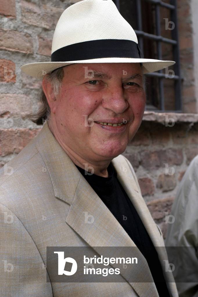 Mantoue, 05/09/2003. Portrait de l'ecrivain Imre Kertesz. Photo Cipriani © Farabola/ Leemage