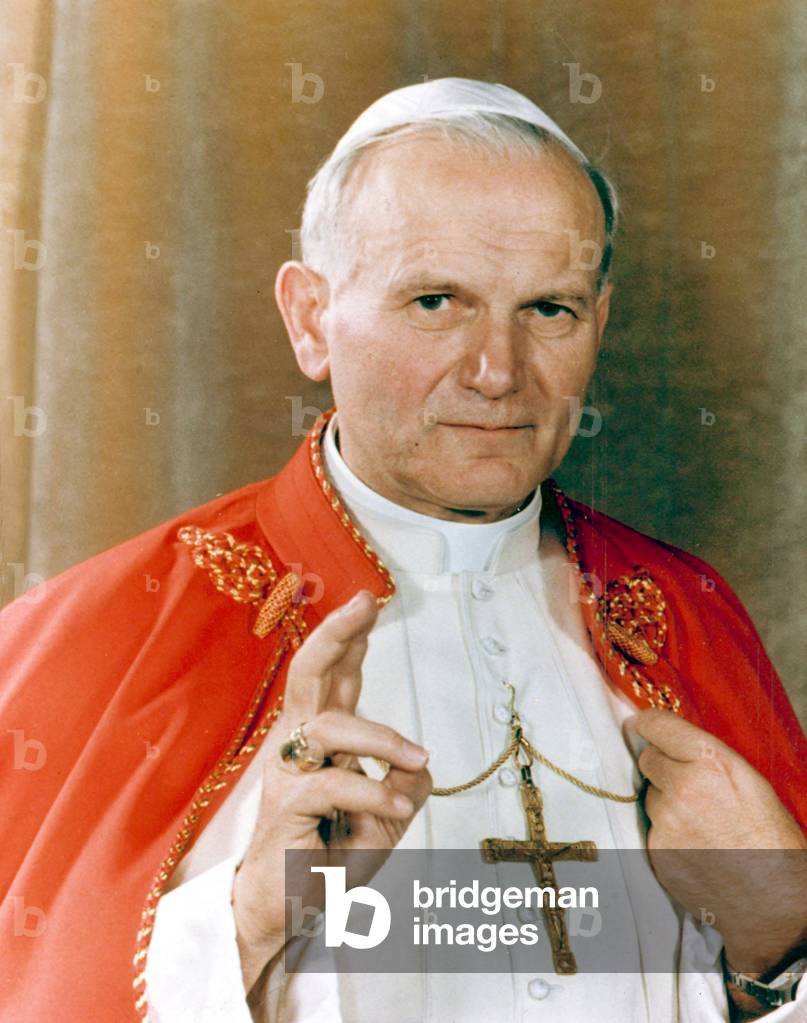 Pope John Paul II after his election, 1978 (photo)