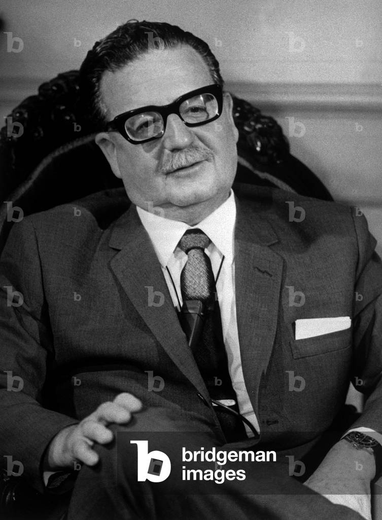 Salvador Allende, 1970 (b/w photo)