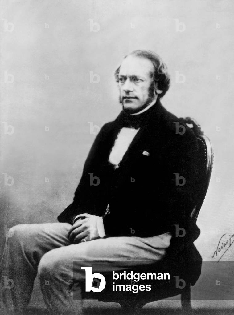 Charles-Auguste de Beriot - portrait, 19th century (photo)