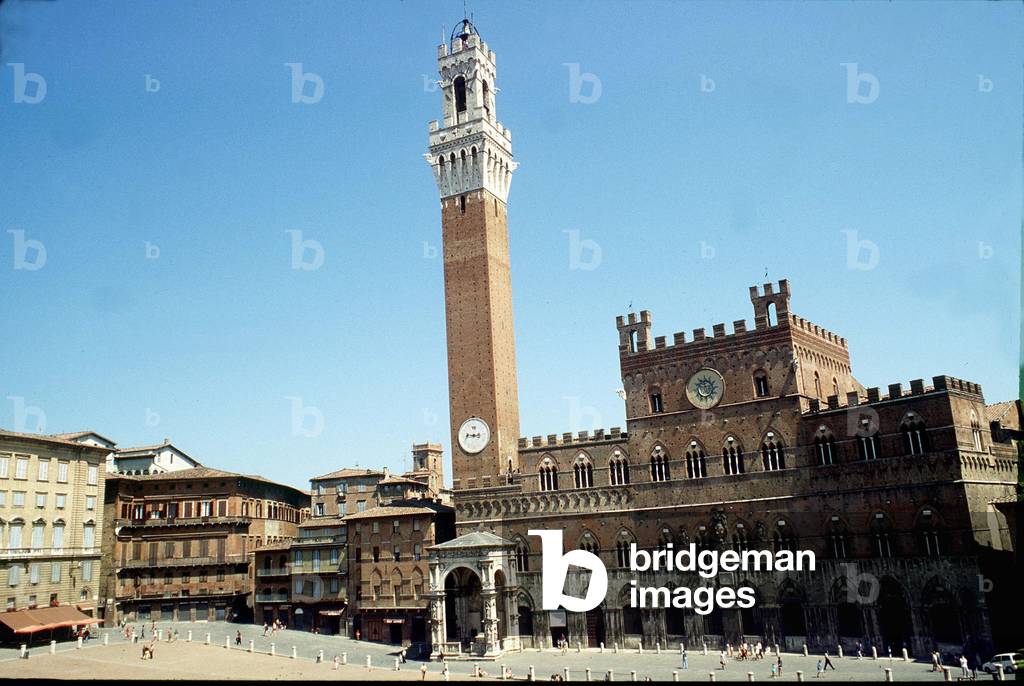 La Piazza del Campo à Sienne. Photo Martinuzzi