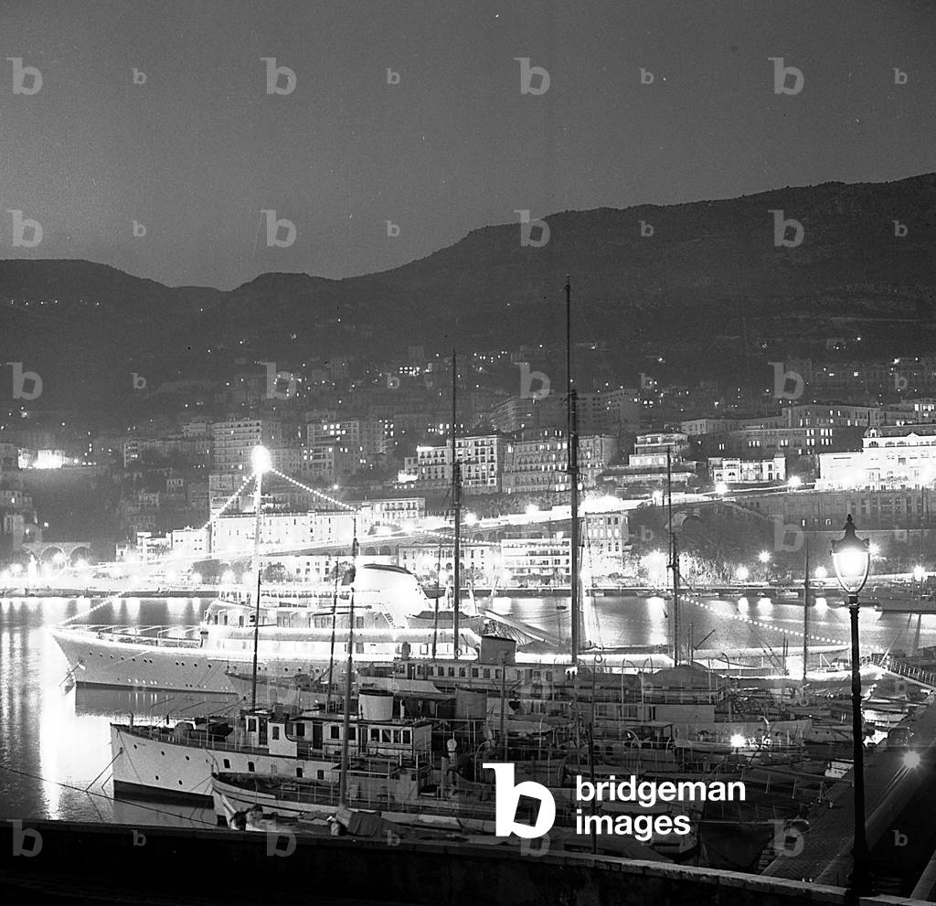 View of Aristotle Onassis' yacht 