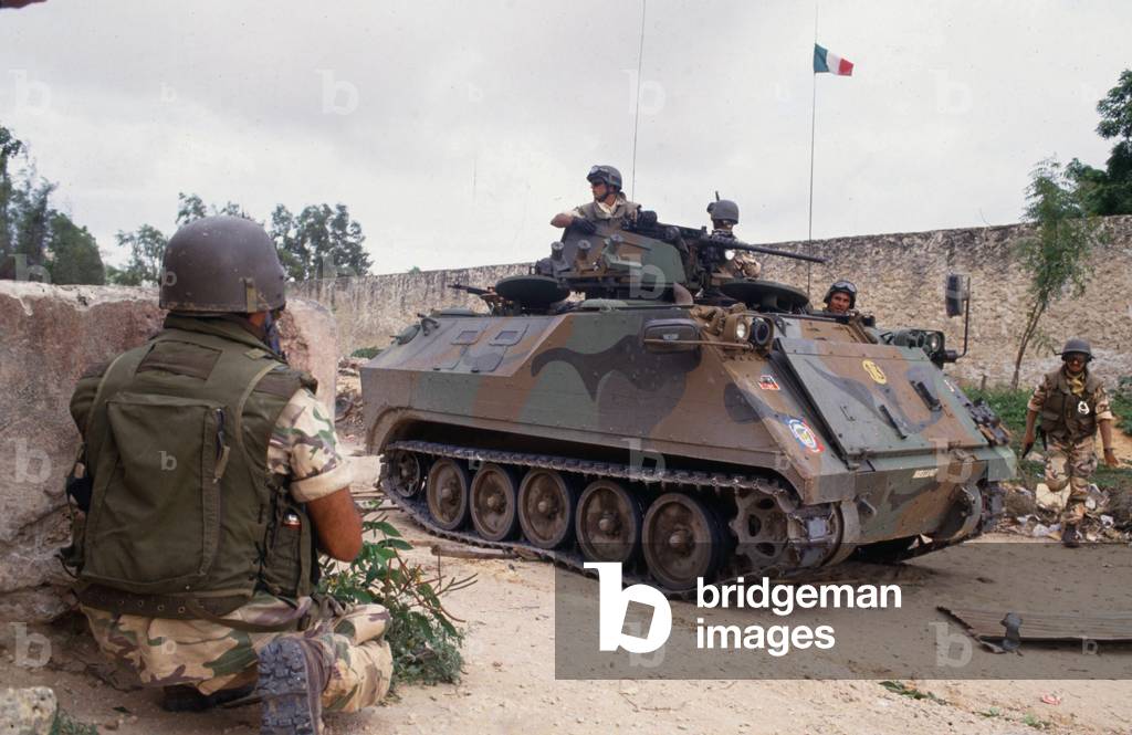 Mogadiscio (Somalie ) 06/1993 Operation IBIS Ph. Malatesta.