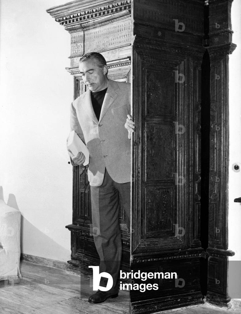 Curzio Malaparte, 1950s (b/w photo)