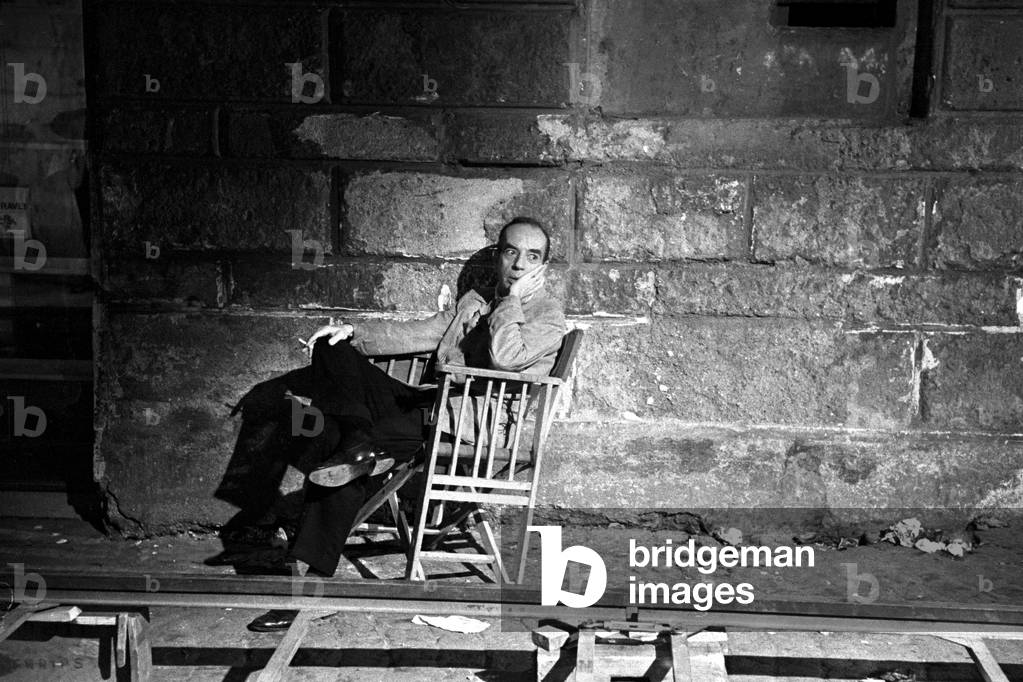 Rome, 12/10/1961. Le réalisateur americain Vincente Minnelli (1903 - 1986).