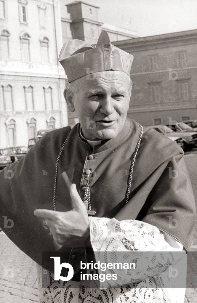 Le Cardinal Karol Wojtyla, futur Pape Jean Paul II, en 1978.© Dufoto/Farabolafoto/Leemage