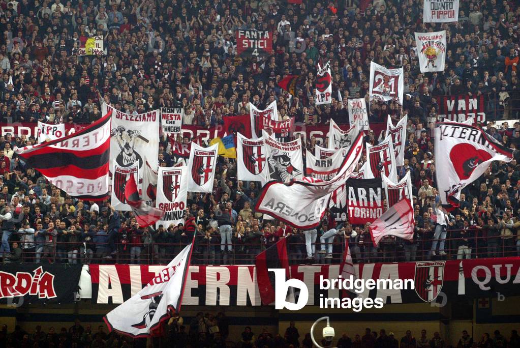 Match de Football saison 2002/2003. Milan, 2003.