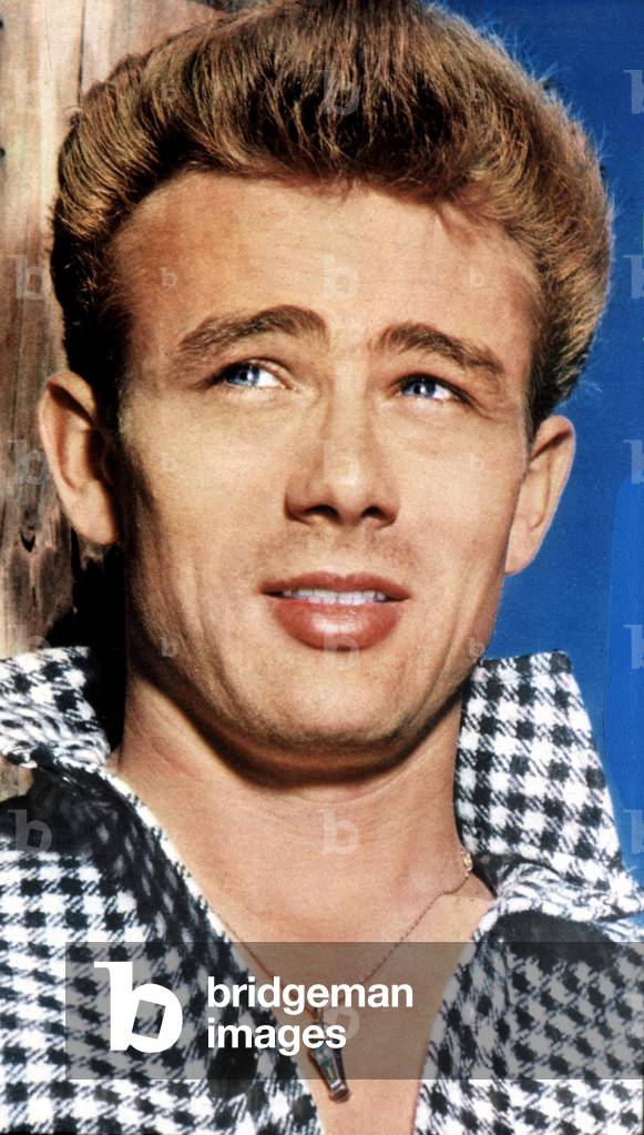 James Dean on the set of East of Eden, 1955 (photo)