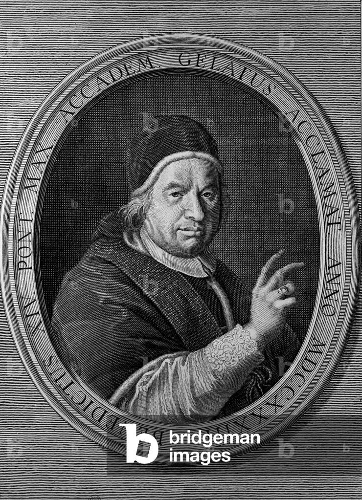 Pope Benedict XIV (engraving)