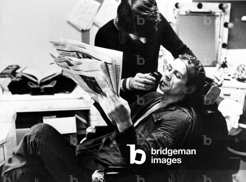 Rudolf Noureev on the set of 