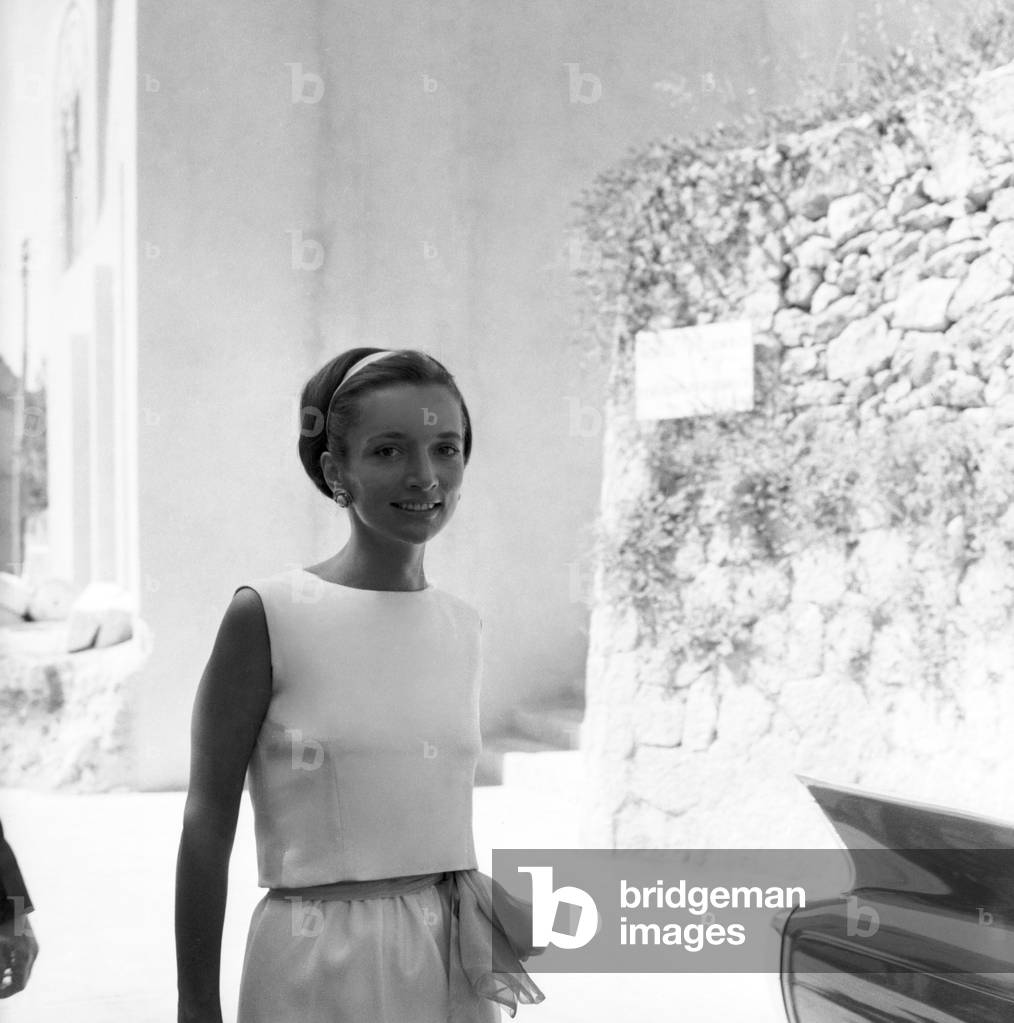Lee Radziwill, Ravello, 1962 (b/w photo)