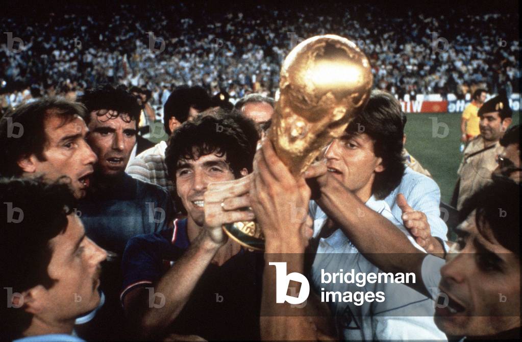 Paolo Rossi at the FIFA World Cup, Spain, 1982 (photo)