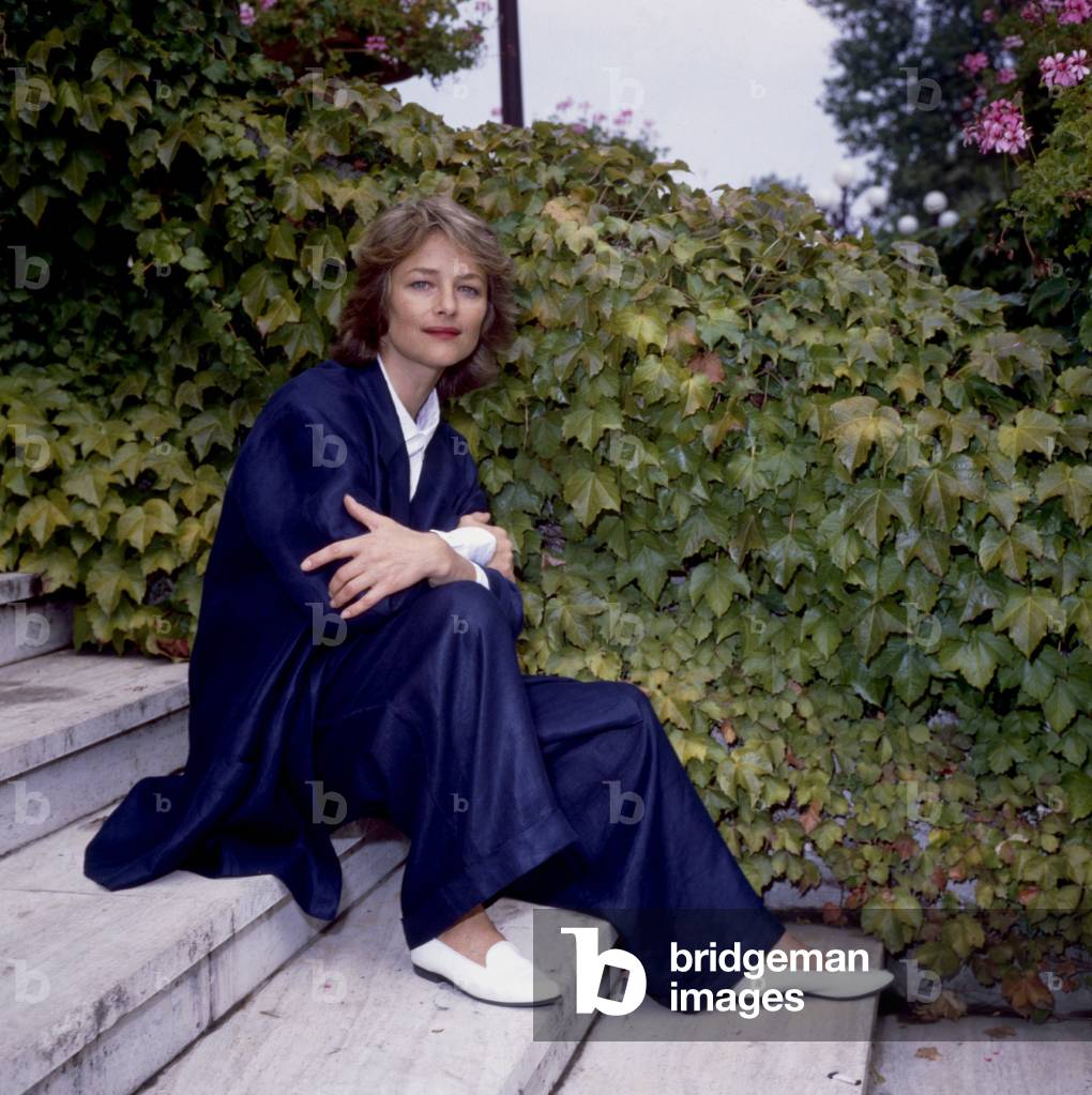 Charlotte Rampling, Rimini, 1986 (photo)