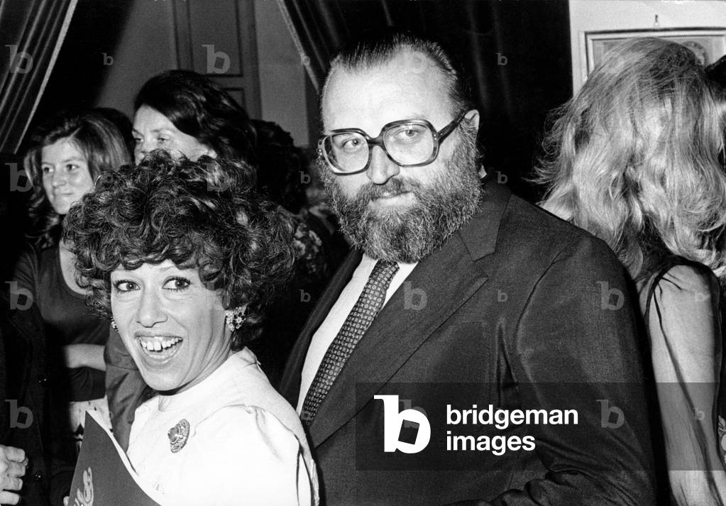 Sergio Leone and his wife Carla at Festival dei due mondi, Spoleto, 1962