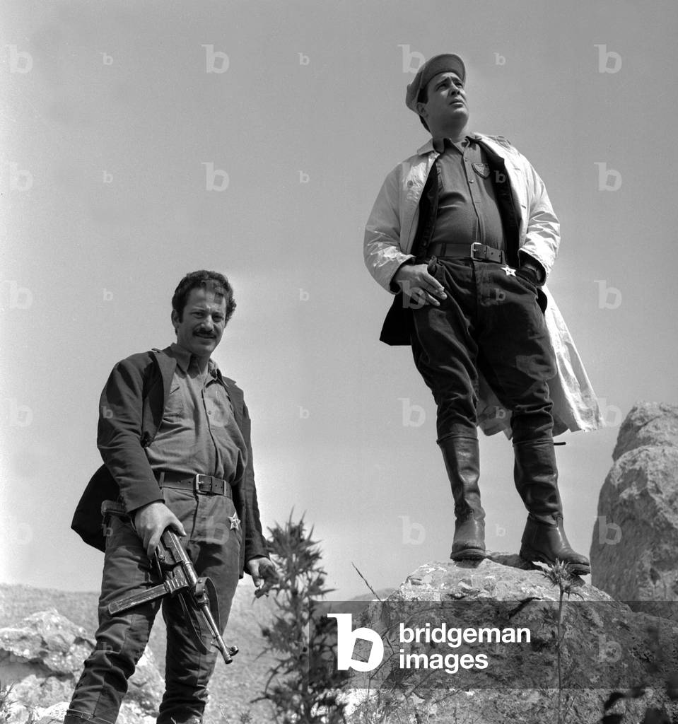 Franck Wolff and Pietro Cammarata during the shooting of 
