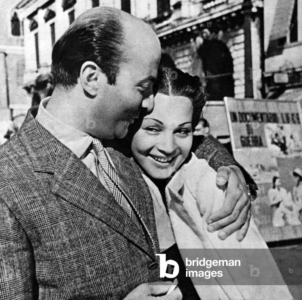 Osvaldo Valenti and Luisa Ferida, 1945 (b/w photo)