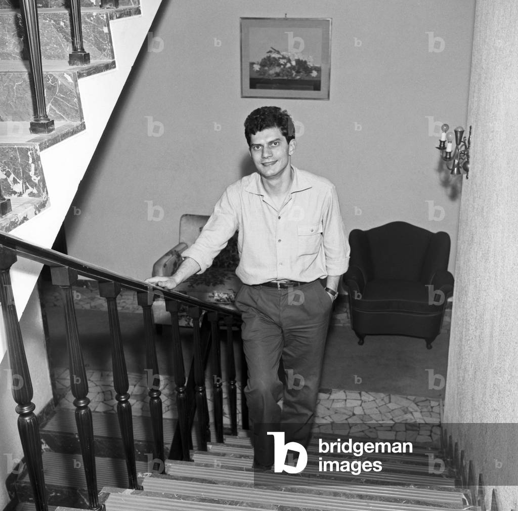 Luigi Tenco, Italy, 1962 (b/w photo)