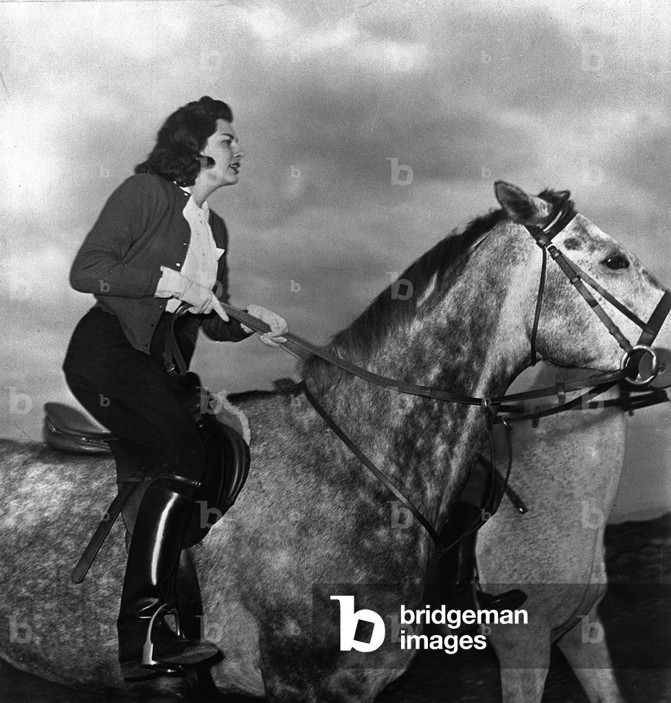 La reine Soraya à Rome le 08/05/1953
