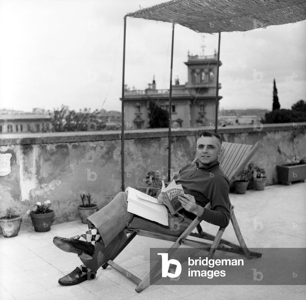 Mario Monicelli, Rome, 1959 (b/w photo)
