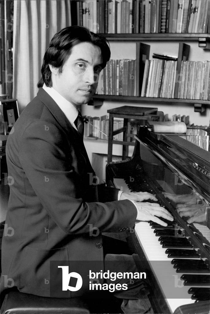 Riccardo Muti, Ravenna, 1978 (b/w photo)