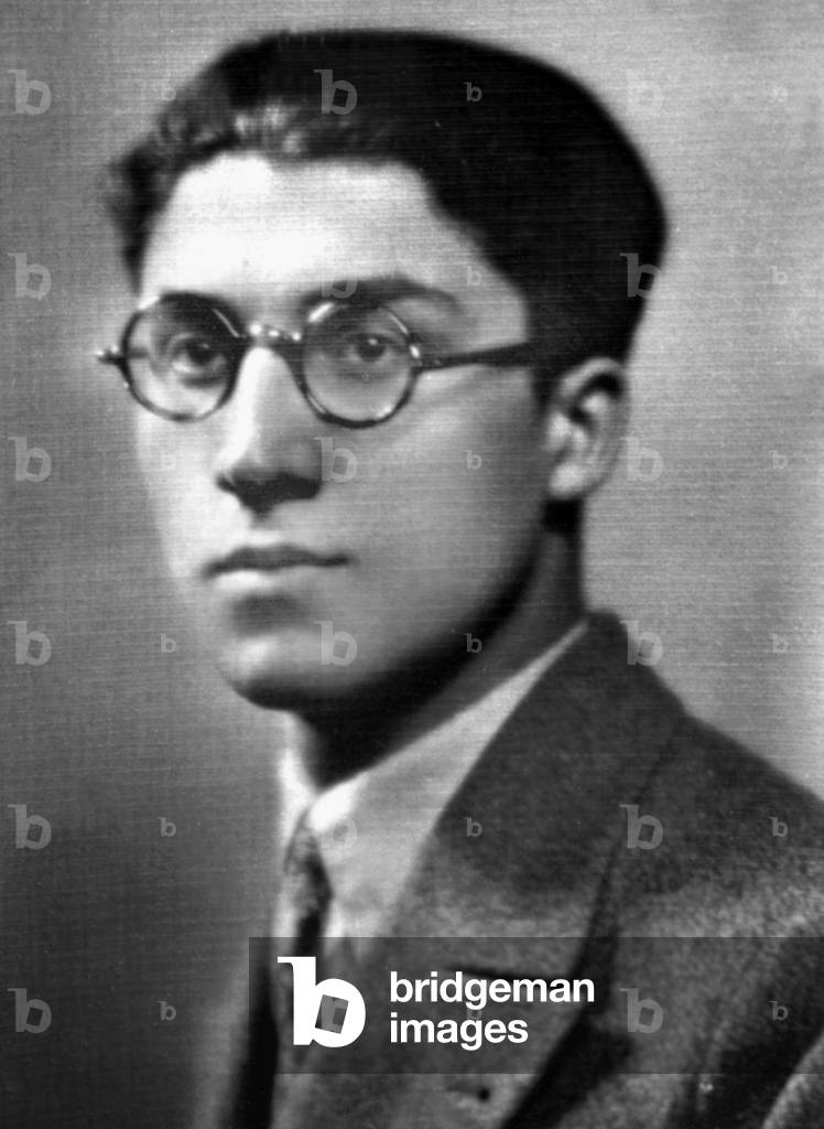 Cesare Pavese (b/w photo)