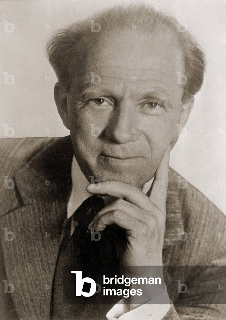 Portrait de Werner Heisenberg. Prix nobel de Physique en 1932