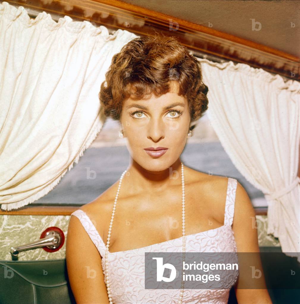 Silvana Pampanini, Venice, Italy, 1958 (photo)