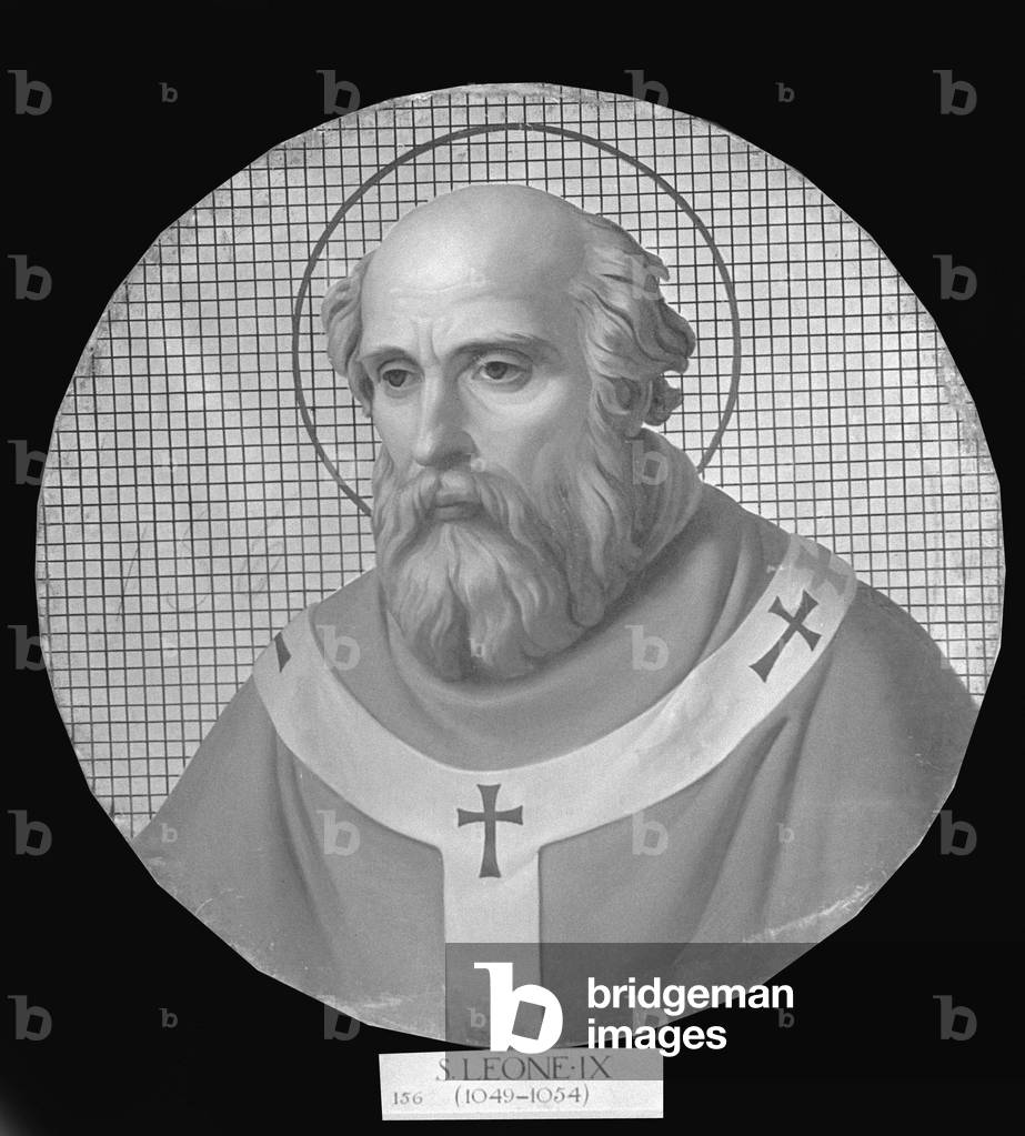 Portrait de Saint Léon IX (Brunone des Comtes de EGISHEIM - DAGSBOURG; 1002 Egisheim, Alsace - 1054 Rome).