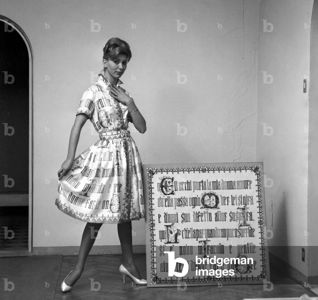 Models wearing Pucci, 1960 (b/w photo)