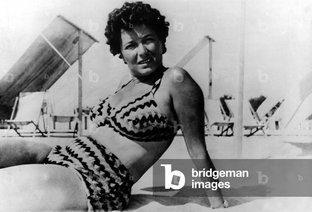 Clara Petacci, 1938 (b/w photo)