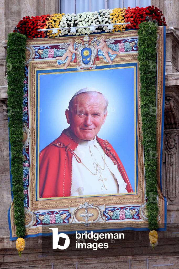 The Canonization of Pope John XXIII and Pope John Paul II' by Pope Francis in St. Peter's Square, Vatican City, 2014 (photo)